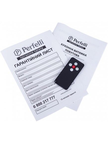 Вытяжка Perfelli BISP 6973 A 1250 BL LED Strip