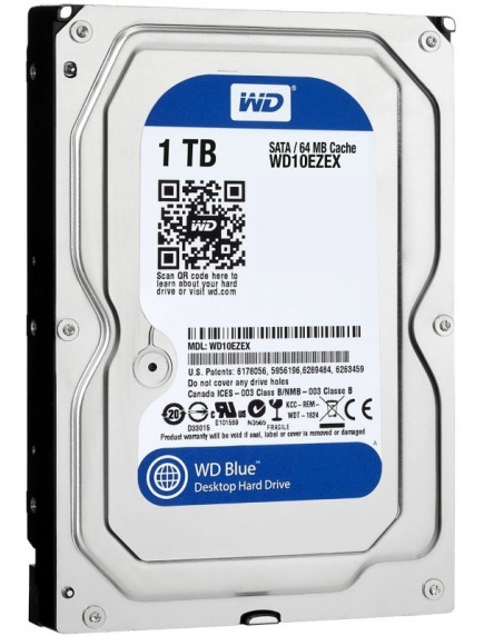 Жесткий диск WD Blue WD10EZEX 1 ТБ 7200