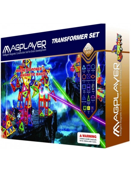 Конструктор Magplayer Transformer Set MPB-208