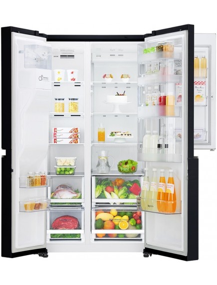 Холодильник LG GS-J760WBXV черный