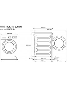 Встраиваемая стиральная машина Beko WITV8712X0W
