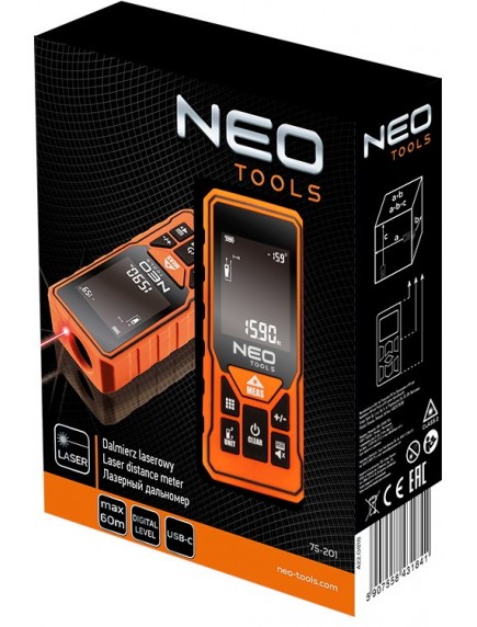 Лазерный дальномер Neo Tools 75-201