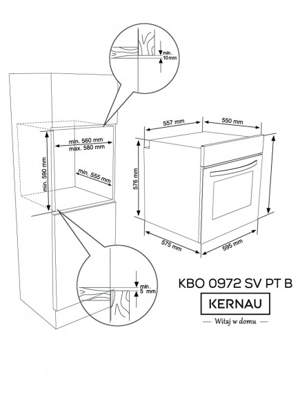 Духовой шкаф Kernau KBO 0972 SV PT B