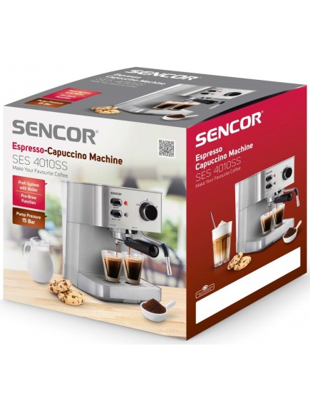 Кофеварка Sencor SES 4010SS