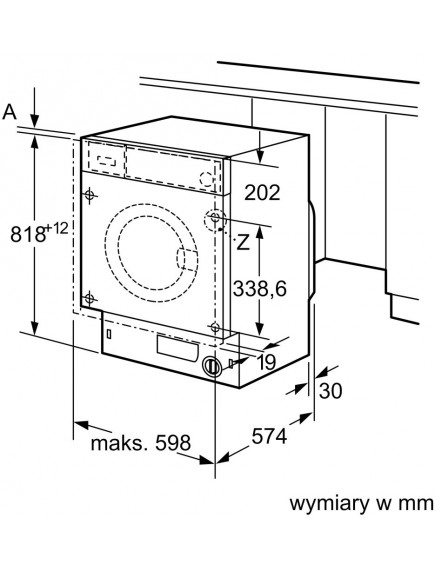 Встраиваемая стиральная машина Bosch WIW28541EU
