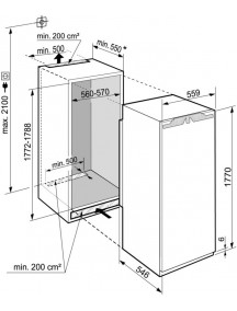 Встраиваемый холодильник Liebherr  IRBe 5120