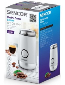 Кофемолка Sencor SCG 2052WH