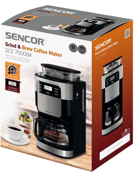 Кофеварка Sencor SCE 7000BK