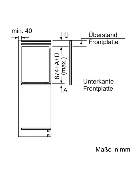 Встраиваемый холодильник Siemens KI 21RADF0