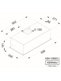 Вытяжка Kernau  KBH 0860.1 X