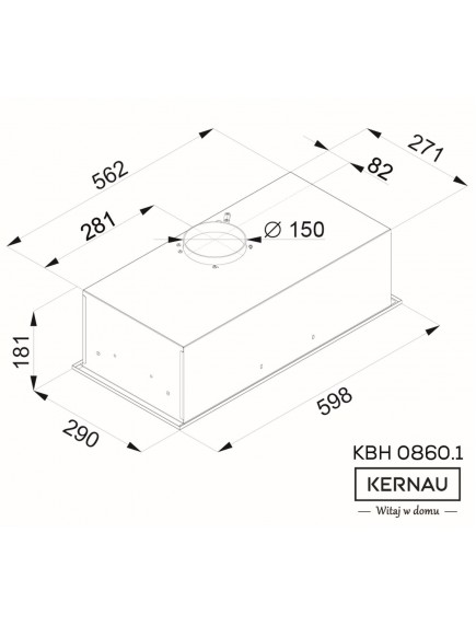 Вытяжка Kernau KBH 0860.1 W
