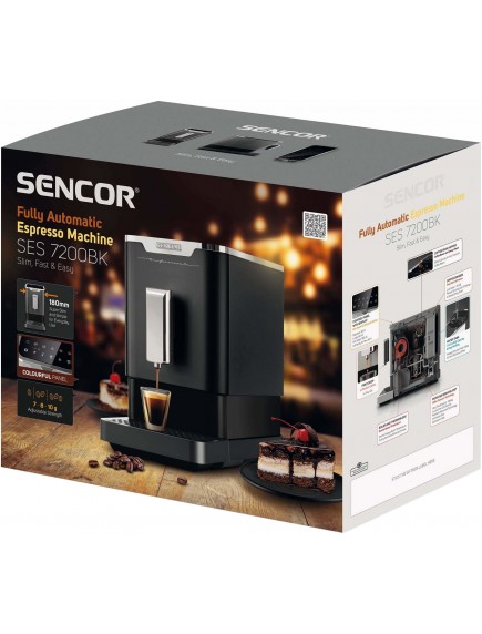 Кофеварка Sencor SES 7200BK