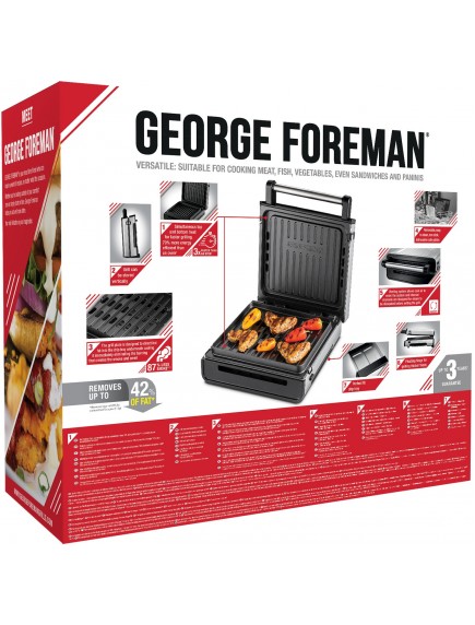 Контактный гриль George Foreman Smokeless Grill Medium 28000-56