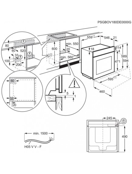 Духовой шкаф Electrolux KOAAS31CX