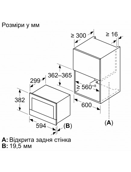 Встраиваемая микроволновая печь Bosch BFR7221B1