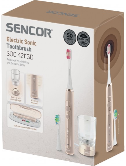 Электрическая зубная щетка Sencor SOC 4211GD