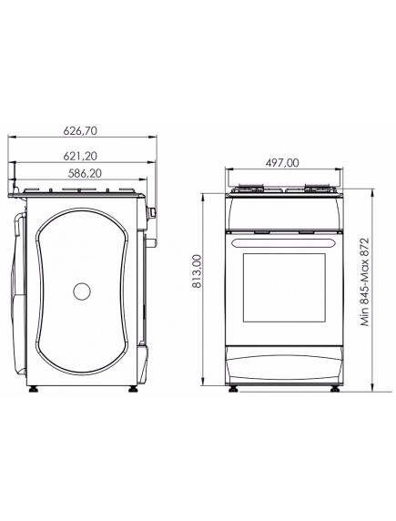 Плита Grunhelm G4F5600W