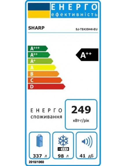 Холодильник Sharp SJ-TE435H4I-EU