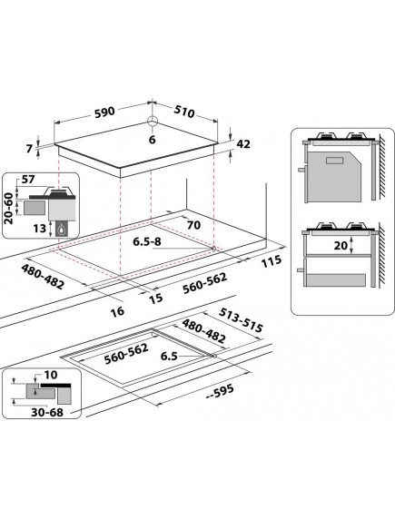 Варочная поверхность Whirlpool AKT6465/NB1