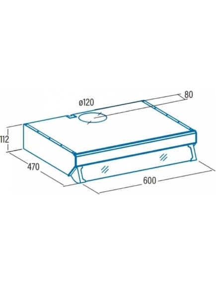 Вытяжка Cata F 2060 bk