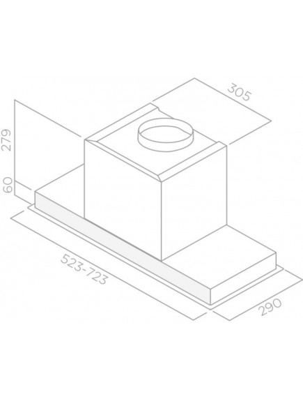 Вытяжка Elica HIDDEN 20 IX/A/72