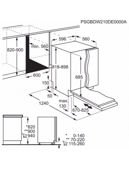 Встраиваемая посудомоечная машина AEG FSK94858P