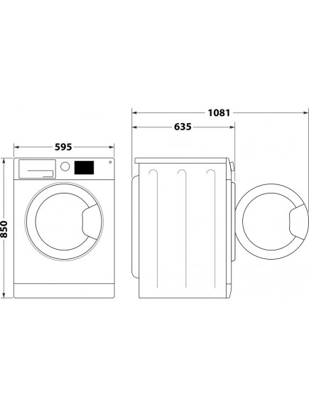 Стиральная машина Whirlpool FFWDD 1176258 BCV EE