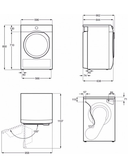 Сушильная машина Electrolux EW8H258SC