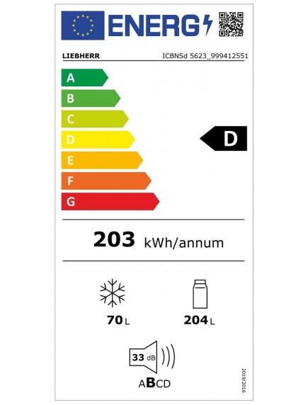 Встраиваемый холодильник Liebherr ICBNSd 5623