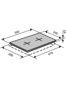 Варочная поверхность VENTOLUX  HG320G CEST (BK) 7