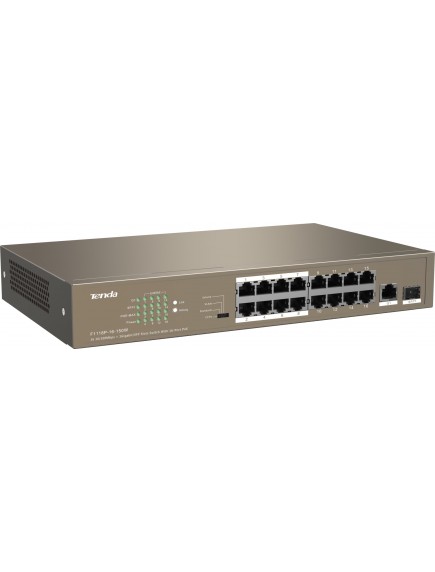 Коммутатор Tenda TEF1118P-16-150W