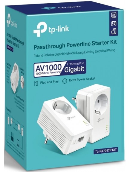 Powerline адаптер TP-LINK TL-PA7017P
