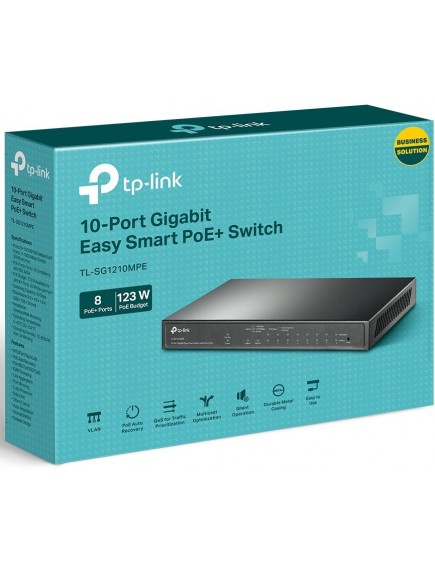 Коммутатор TP-LINK TL-SG1210MPE