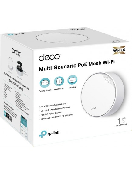 MESH система TP-LINK DECO-X50-POE-3-PACK