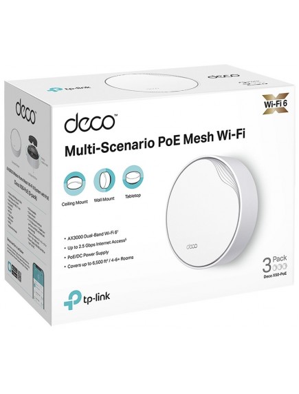 MESH система TP-LINK DECO-X50-POE-3-PACK