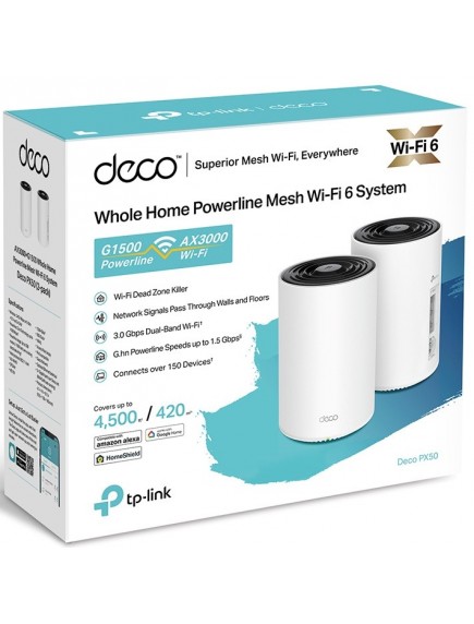 MESH система TP-LINK DECO-PX50-2-PACK
