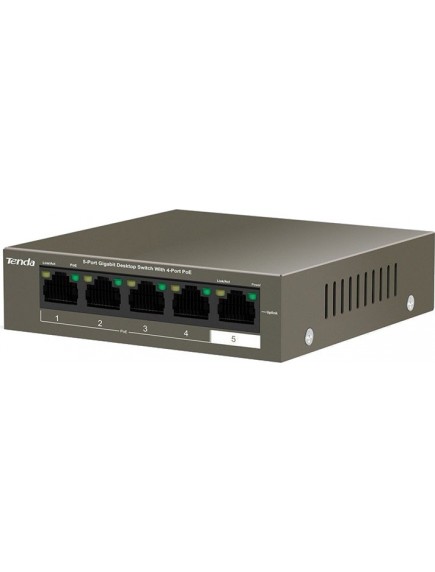 Коммутатор Tenda TEG1105P-4-63W