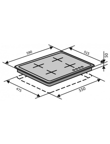 Варочная поверхность VENTOLUX HG640-TA3G CEST (IVORY)