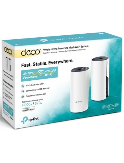 MESH система TP-LINK DECO-P9-2-PACK