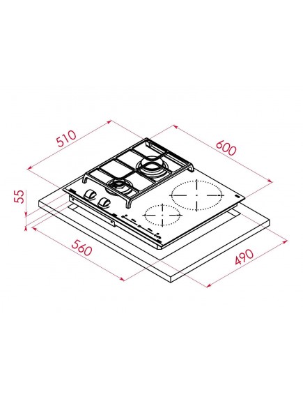 Варочная поверхность Teka JZC64322 ABN BK