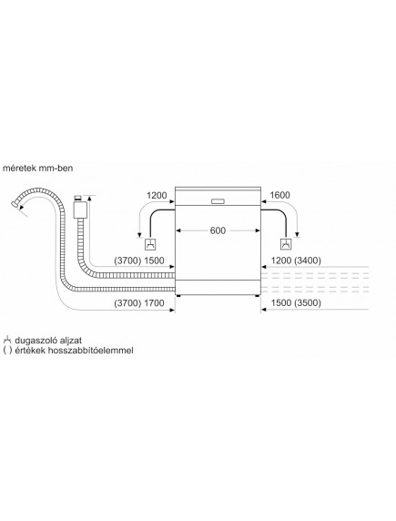 Встраиваемая посудомоечная машина Bosch SMV4EVX00E