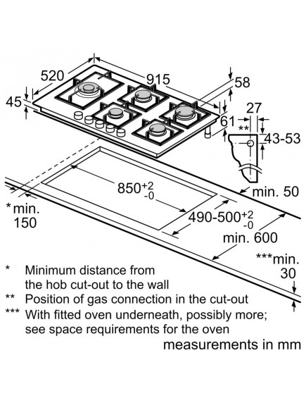 Варочная поверхность Bosch PPM9A6I40