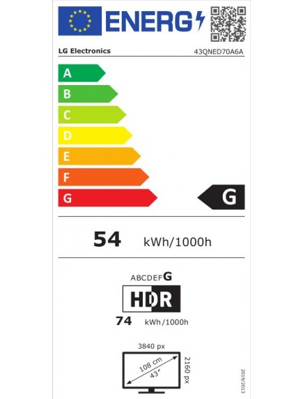 Телевизор LG 43QNED70A6A Телевизор LG 43QNED70A6A