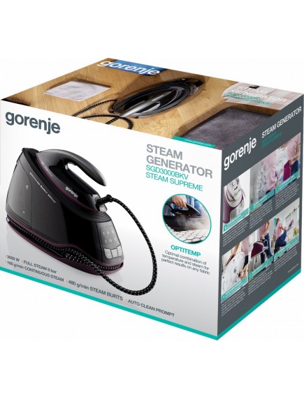 Утюг с парогенератором Gorenje SGD3000BKV Утюг с парогенератором Gorenje SGD3000BKV