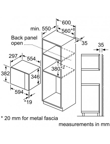 Встраиваемая микроволновая печь Siemens BF525LMB1