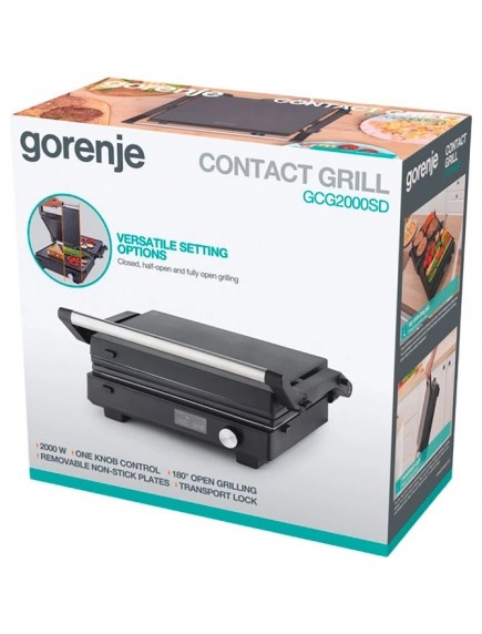 Контактный гриль Gorenje GCG2000SD Контактный гриль Gorenje GCG2000SD