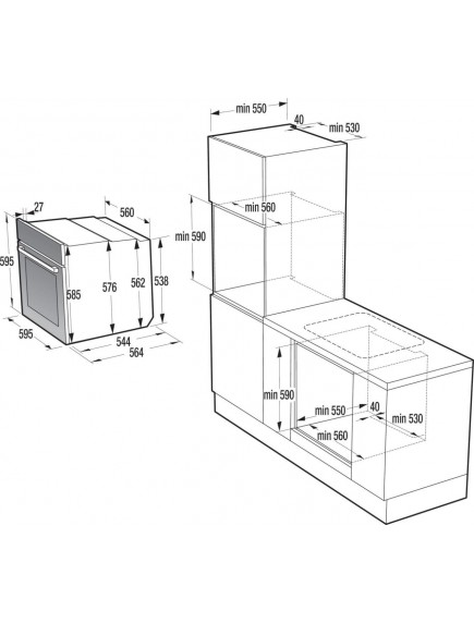 Духовой шкаф Gorenje BOP6373E28EBG Духовой шкаф Gorenje BOP6373E28EBG