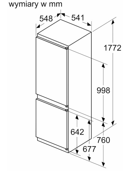 Встраиваемый холодильник Bosch KIV865SE0