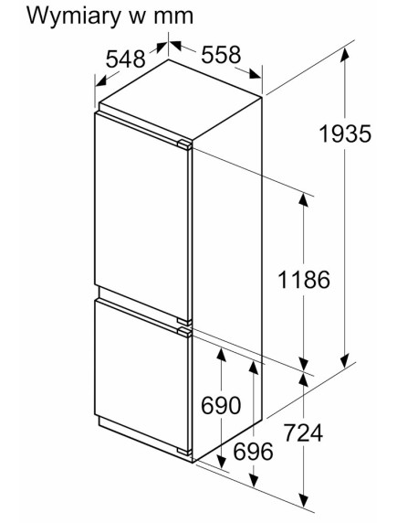 Встраиваемый холодильник Siemens KI96NVFD0