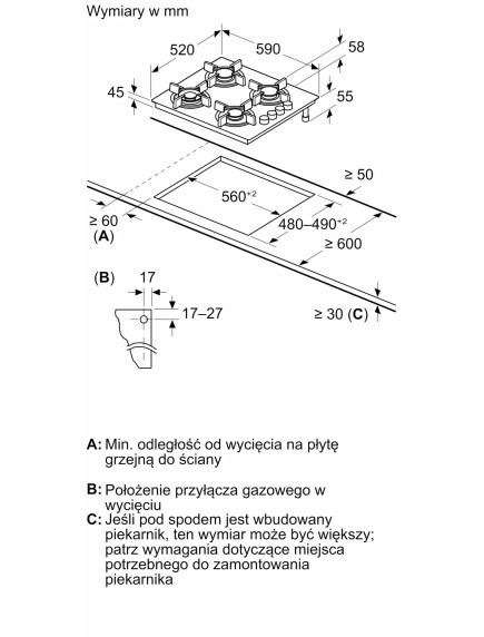 Варочная поверхность Bosch POP6B6K30